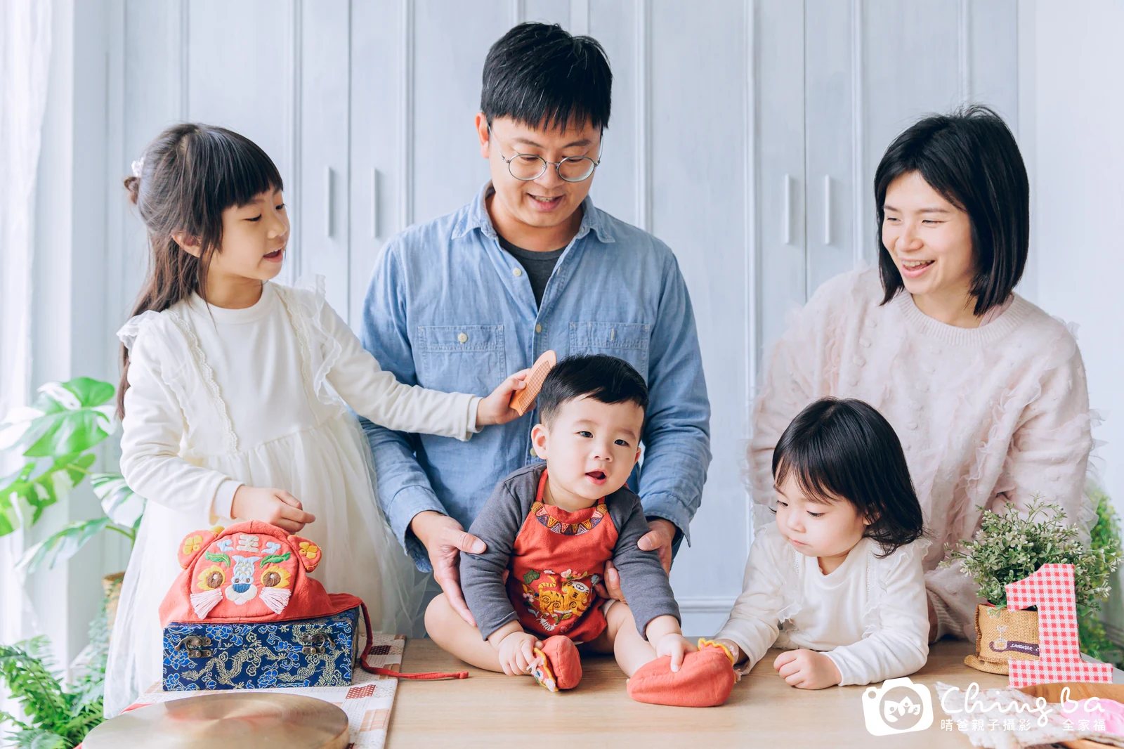 峻峻的抓周時光——晴爸親子攝影