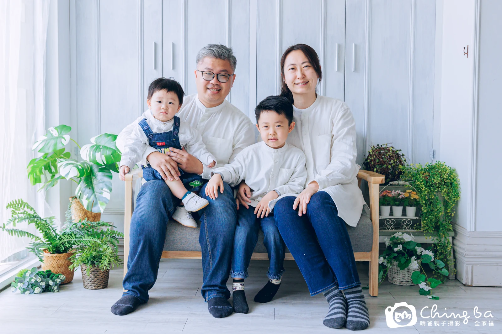 亮亮 1 歲寶貝 台中小家庭抓周紀念照｜晴爸親子攝影