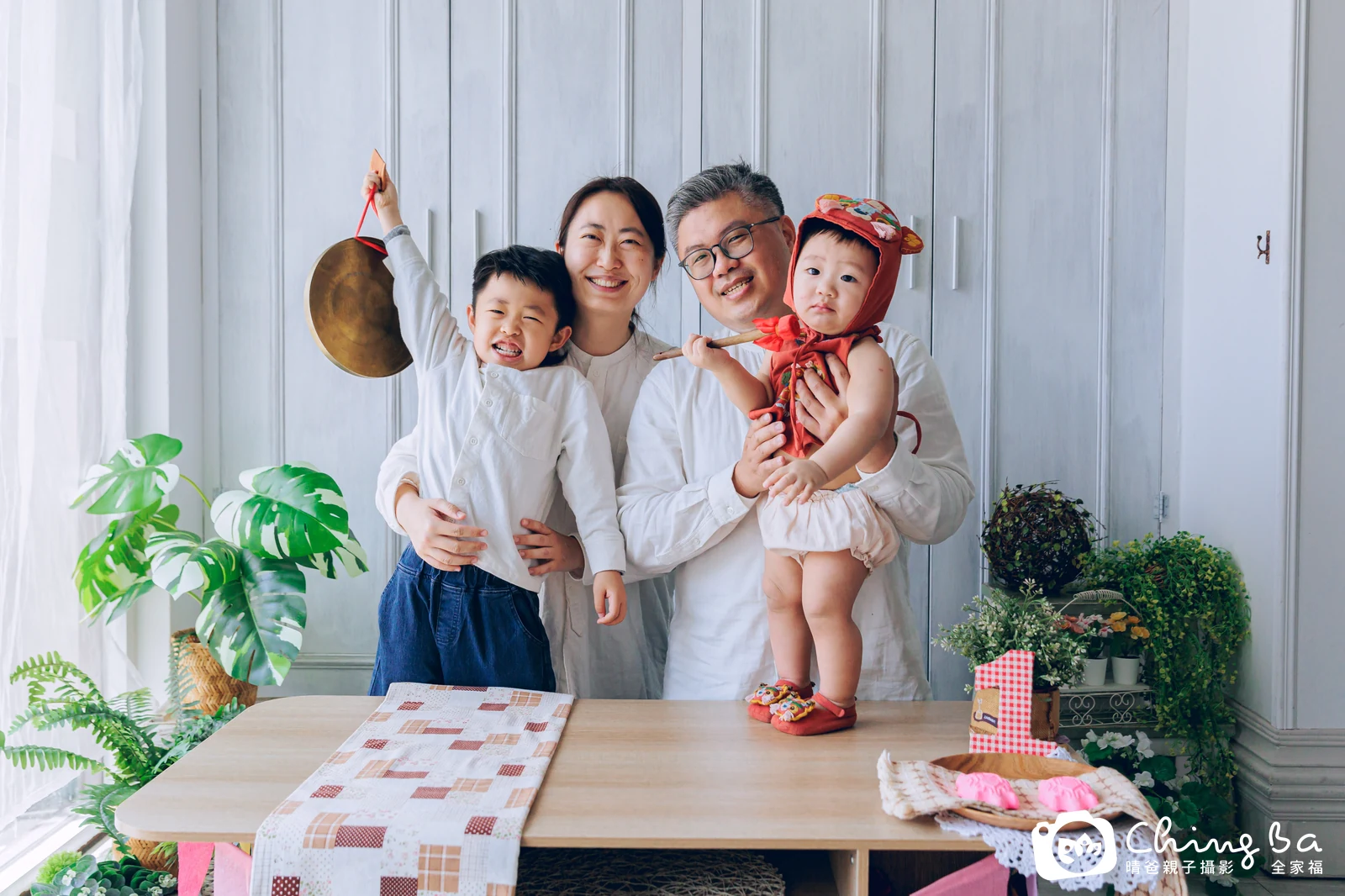 亮亮的抓周時光——晴爸親子攝影