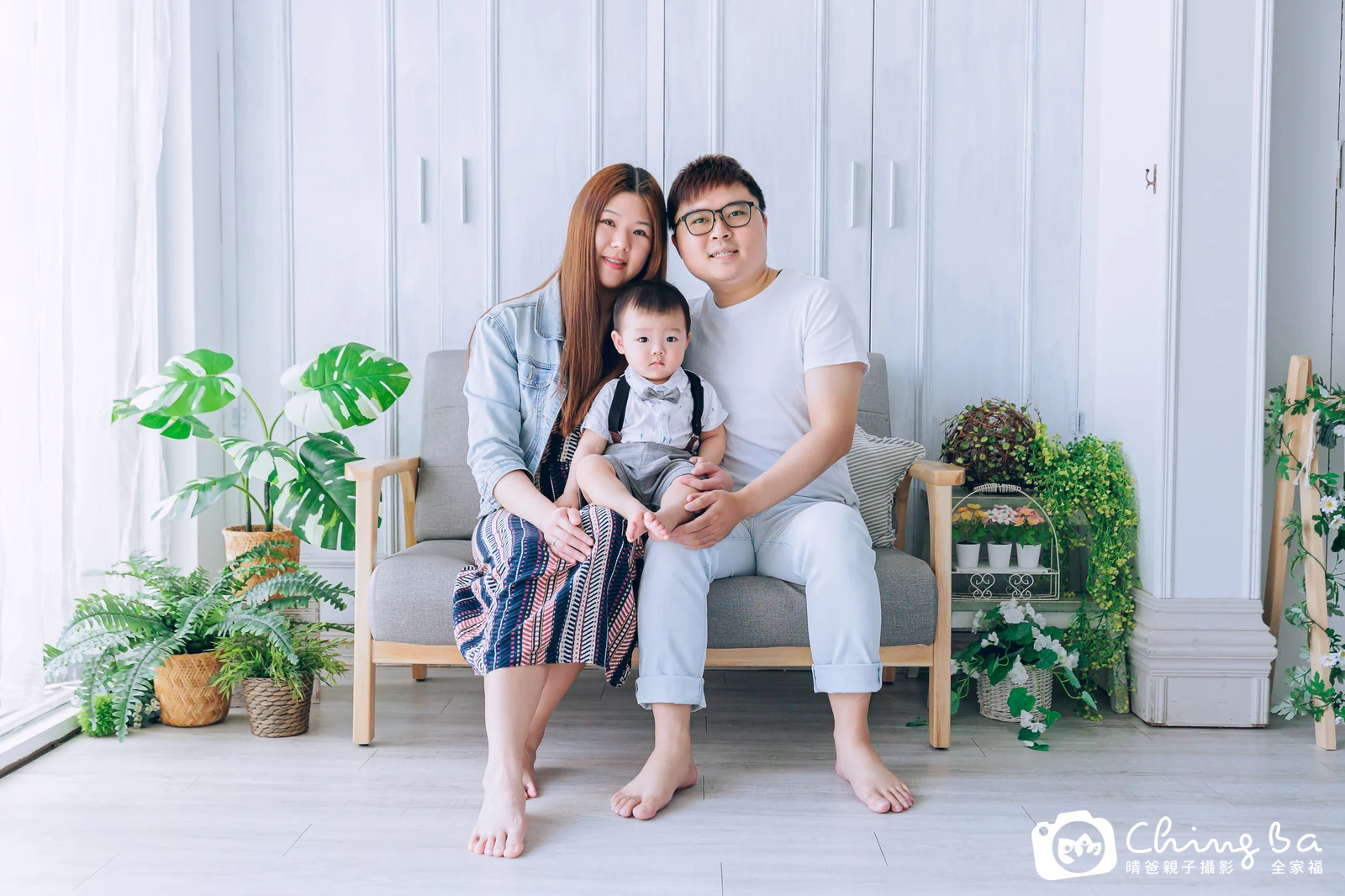 豐 1 歲寶貝 台中小家庭抓周紀念照｜晴爸親子攝影