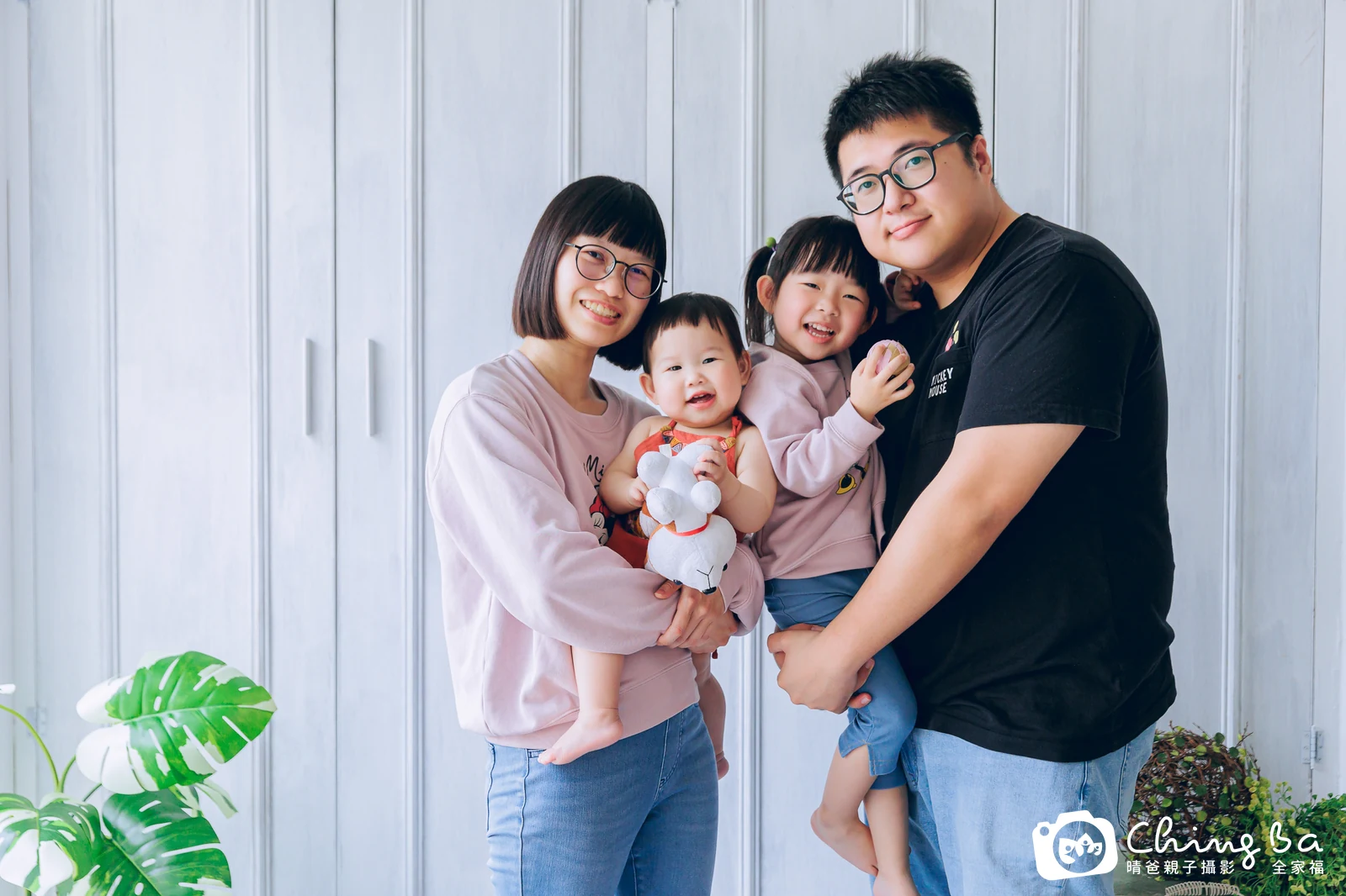妞妞的台中小家庭抓周拍攝現場
