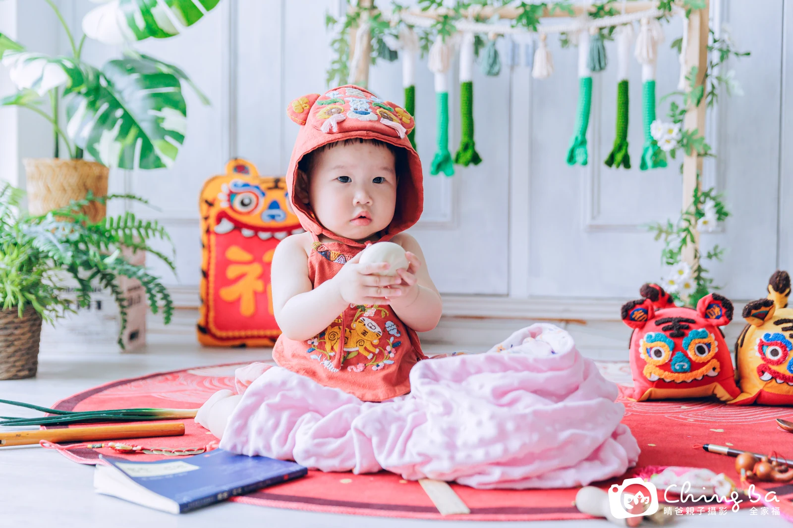 妞妞的抓周時光——晴爸親子攝影