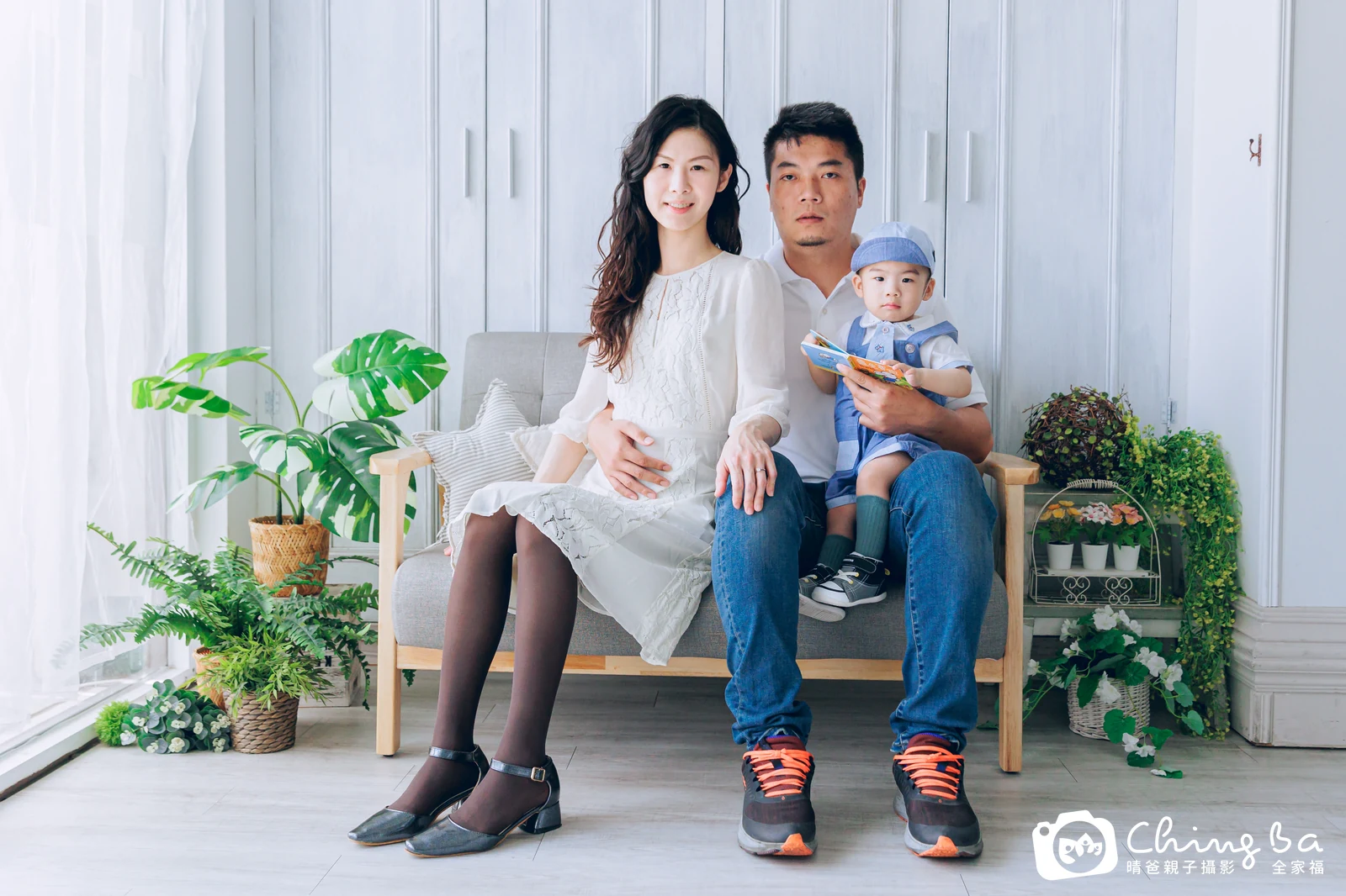 宬宬 1 歲 2 個月寶貝 台中小家庭抓周紀念照｜晴爸親子攝影