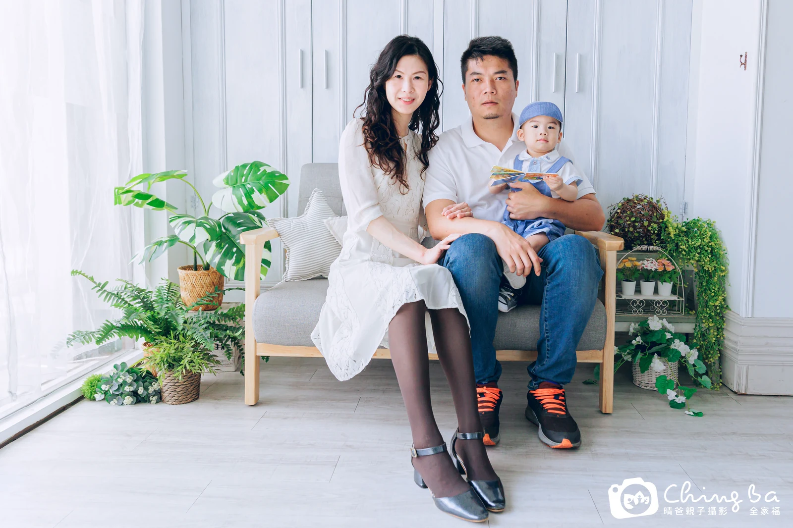 宬宬的台中小家庭抓周拍攝現場
