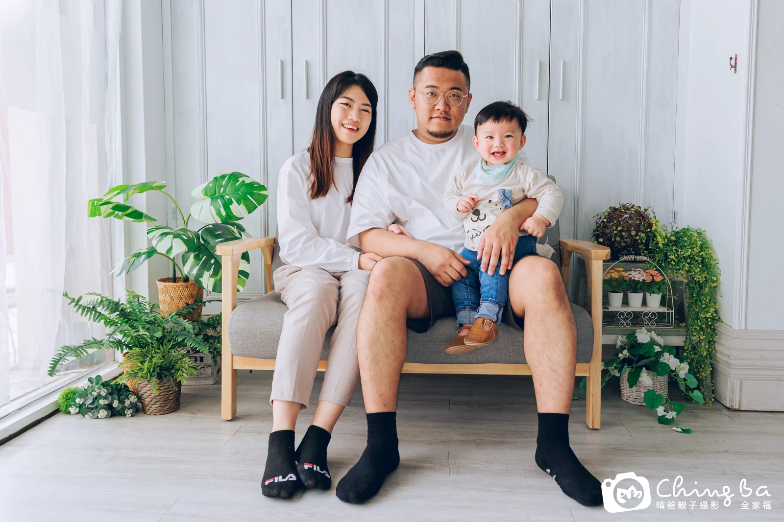 BoBo 1 歲寶貝 台中小家庭抓周紀念照｜晴爸親子攝影
