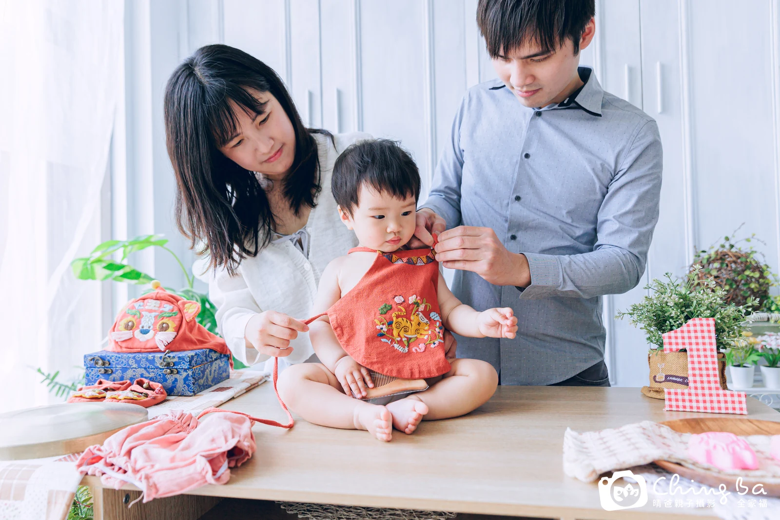 瀠瀠的抓周時光——晴爸親子攝影