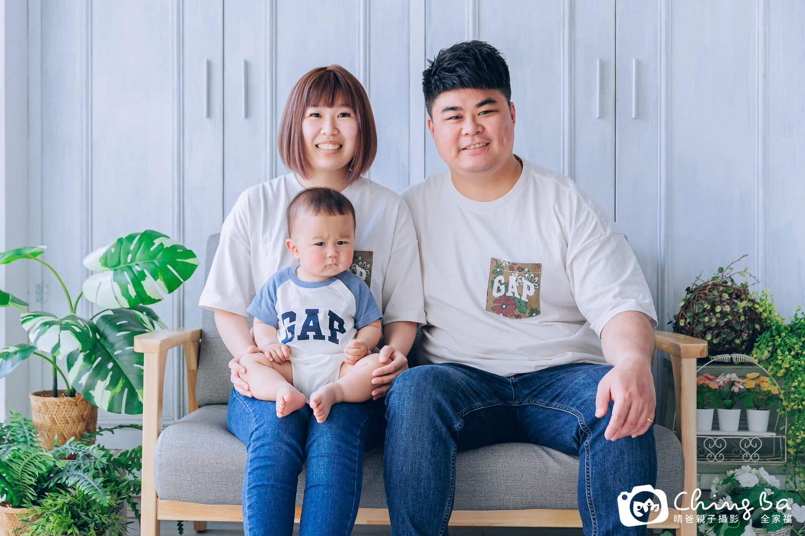 泰 1 歲寶貝 台中小家庭抓周紀念照｜晴爸親子攝影
