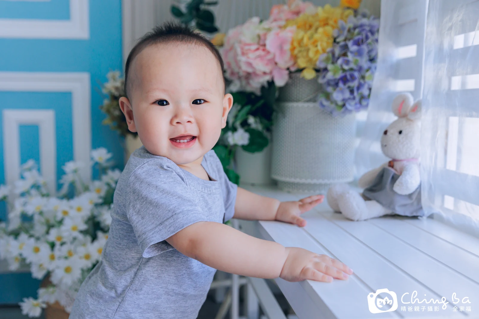 凱凱的抓周時光——晴爸親子攝影