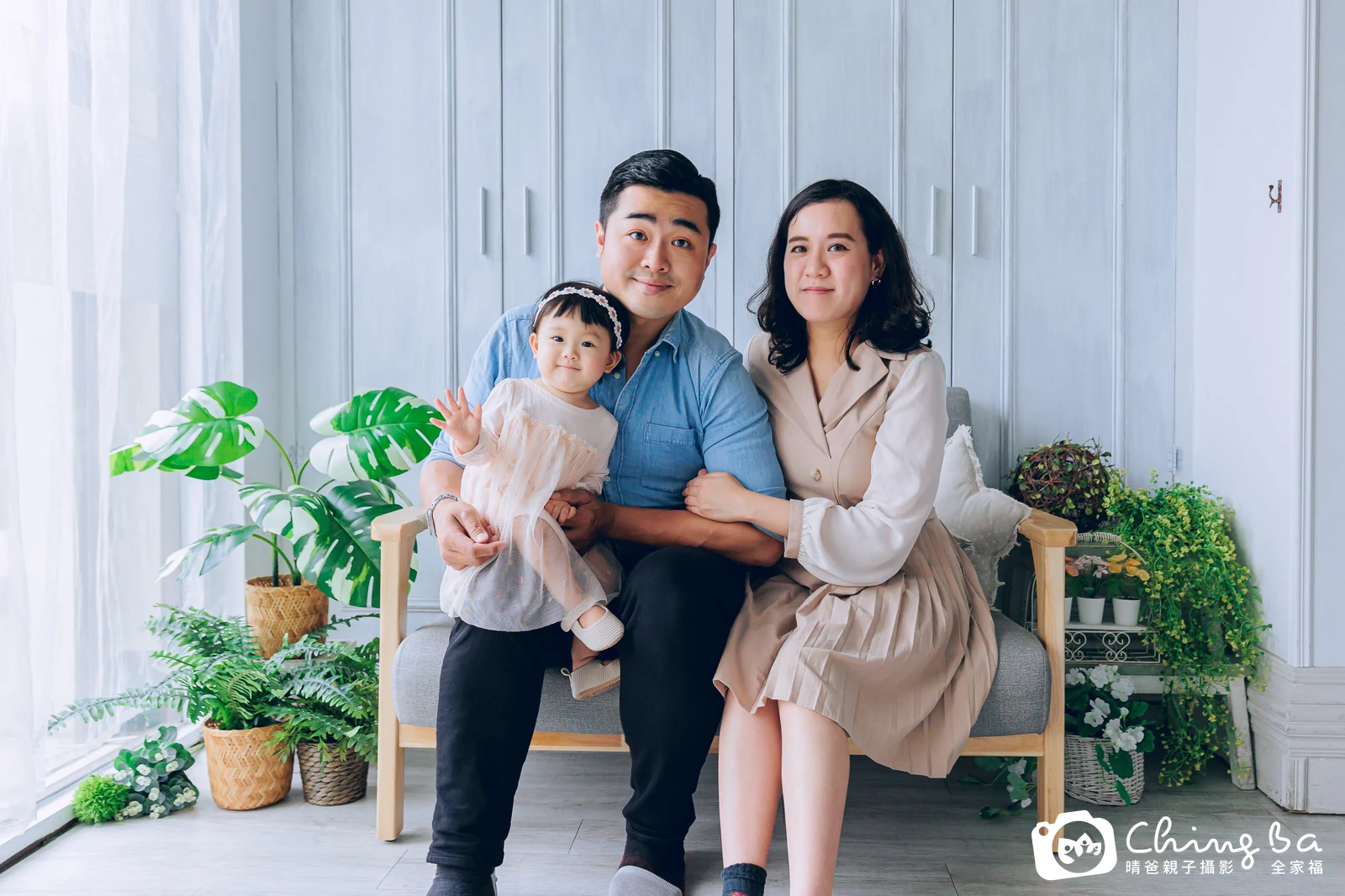 雅雅 11 個月寶貝 台中小家庭抓周紀念照｜晴爸親子攝影