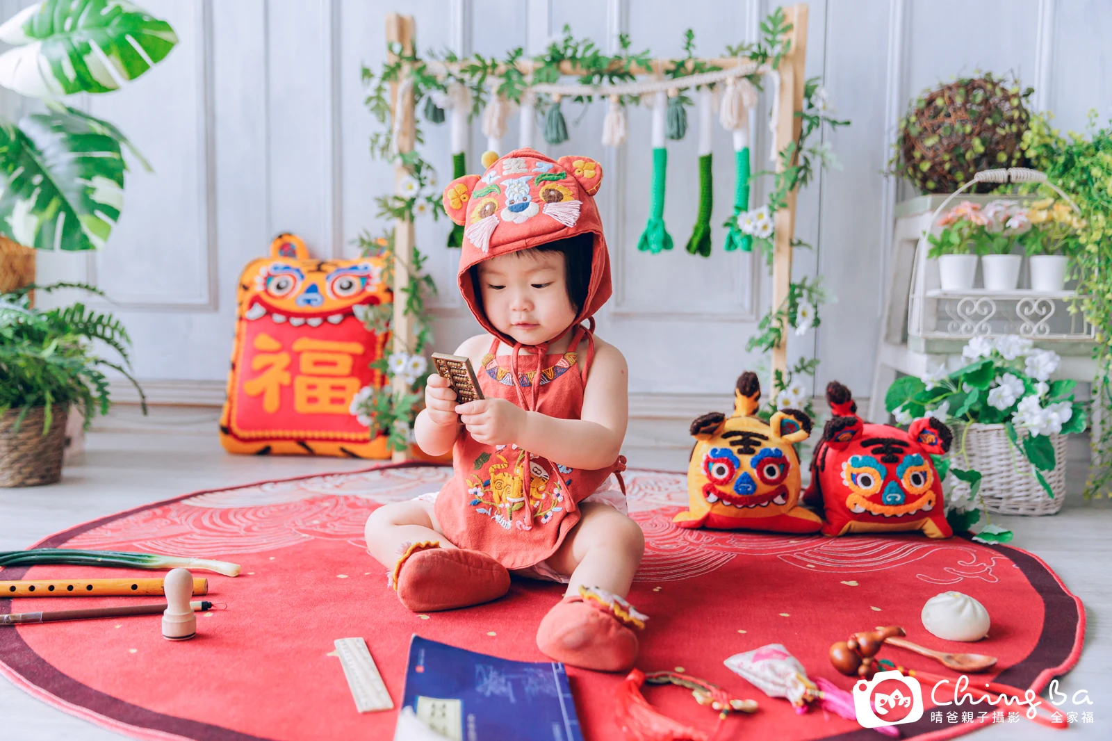 雅雅的抓周時光——晴爸親子攝影