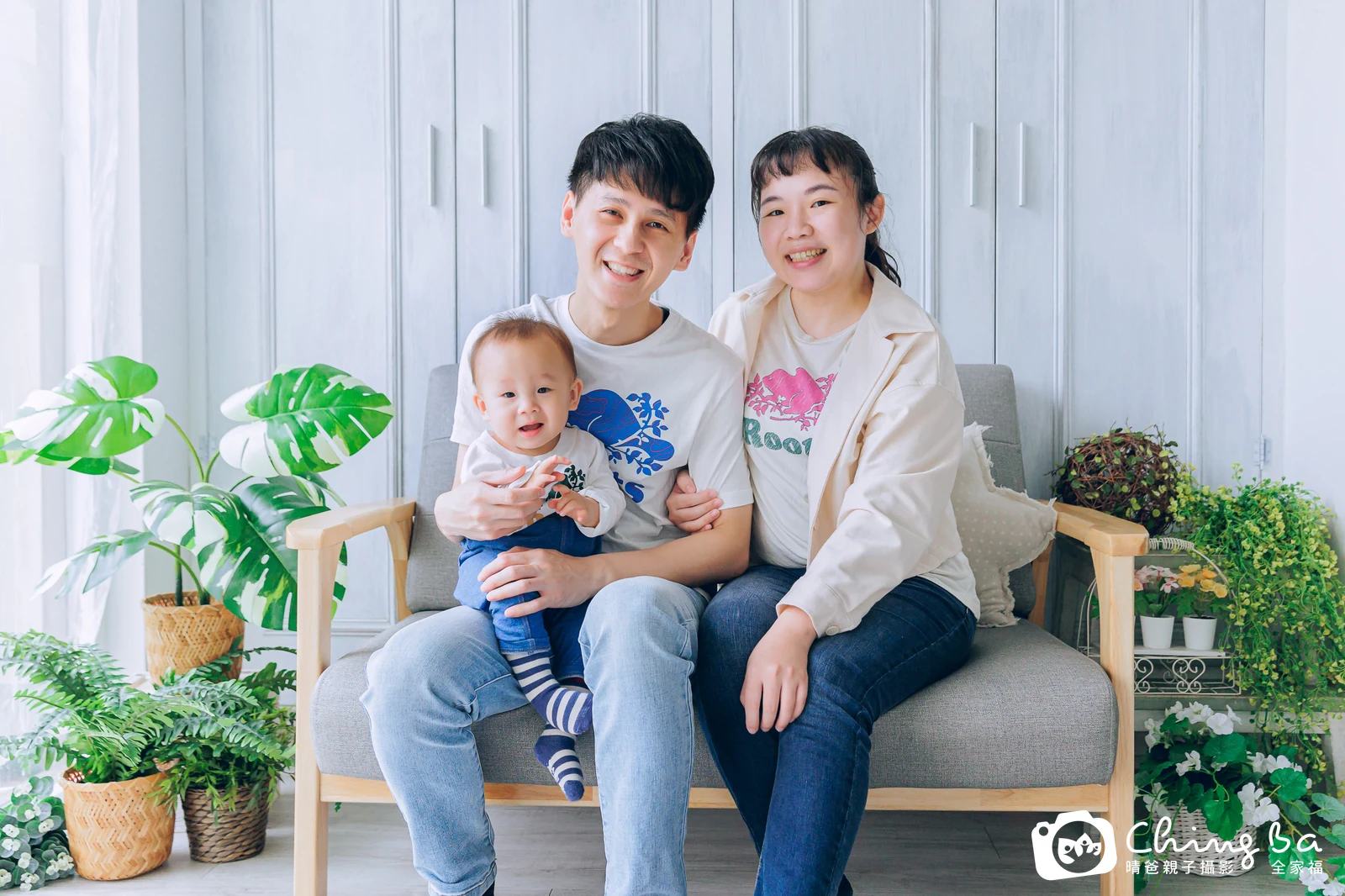 禾 11 個月寶貝 台中小家庭抓周紀念照｜晴爸親子攝影