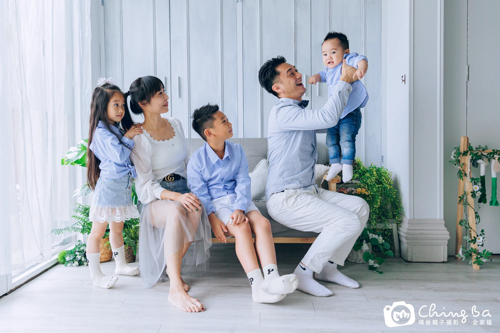 澄的台中小家庭抓周拍攝現場