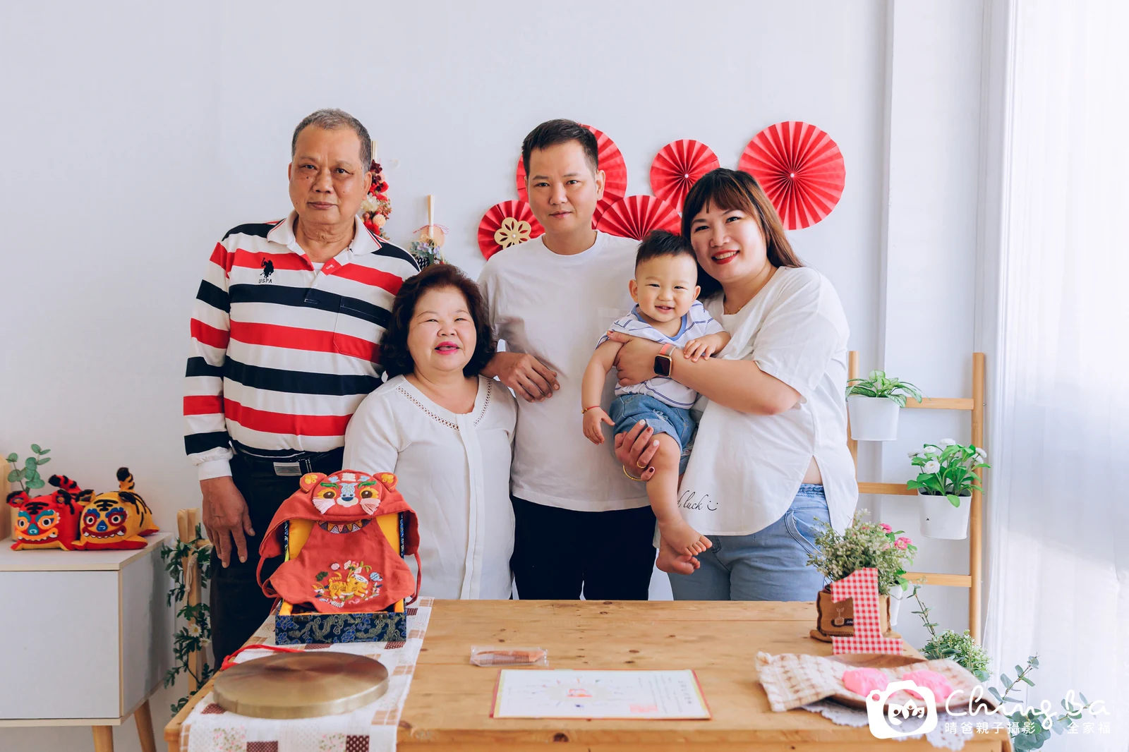 霆的抓周時光——晴爸親子攝影