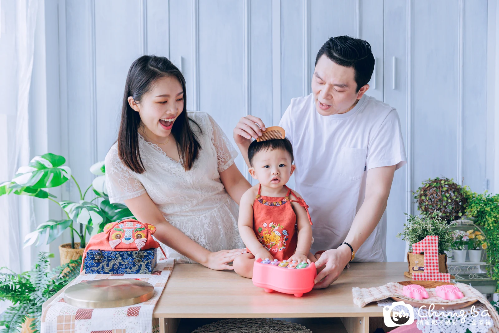 杉的抓周時光——晴爸親子攝影
