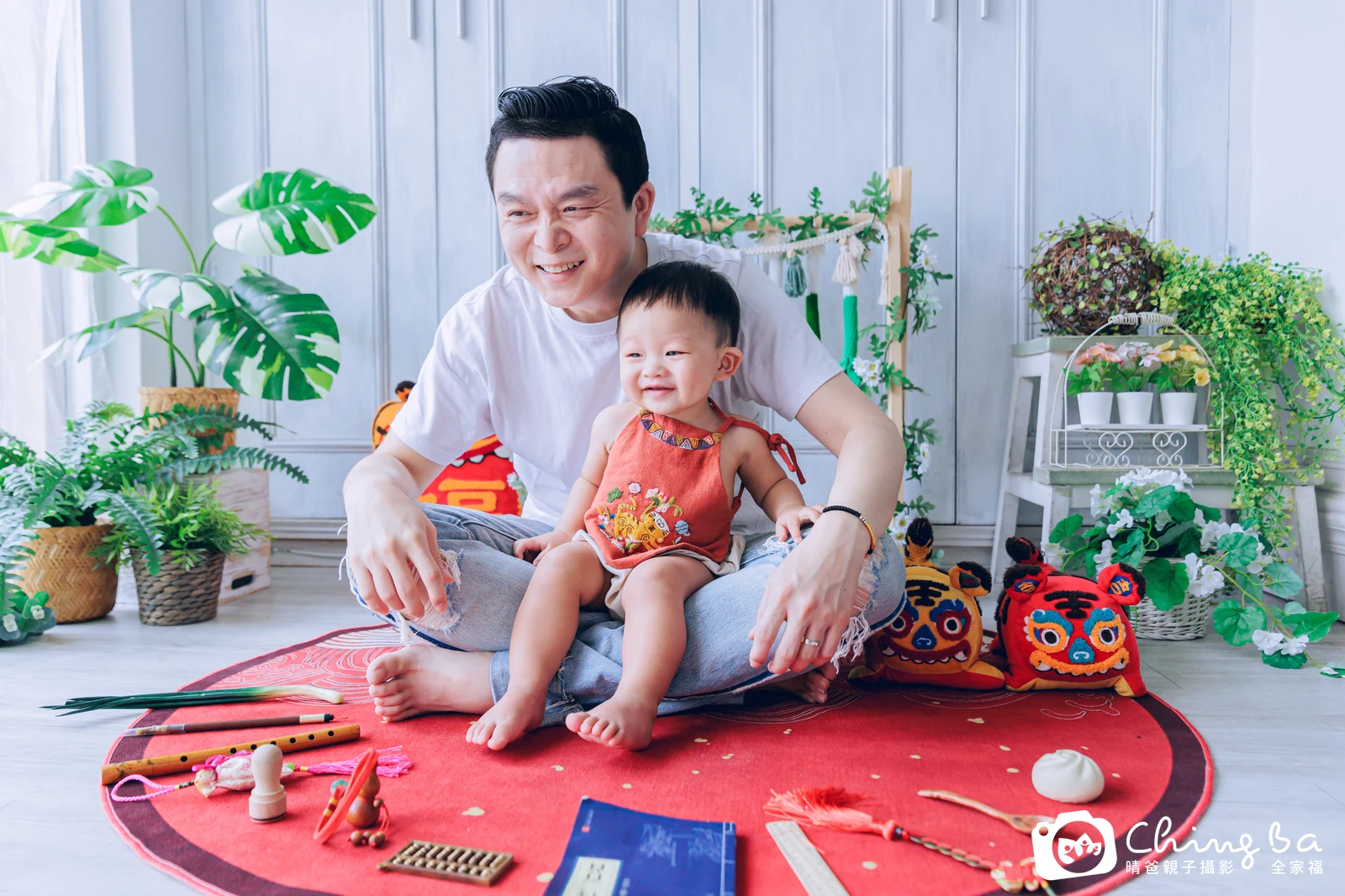 杉的抓周時光——晴爸親子攝影