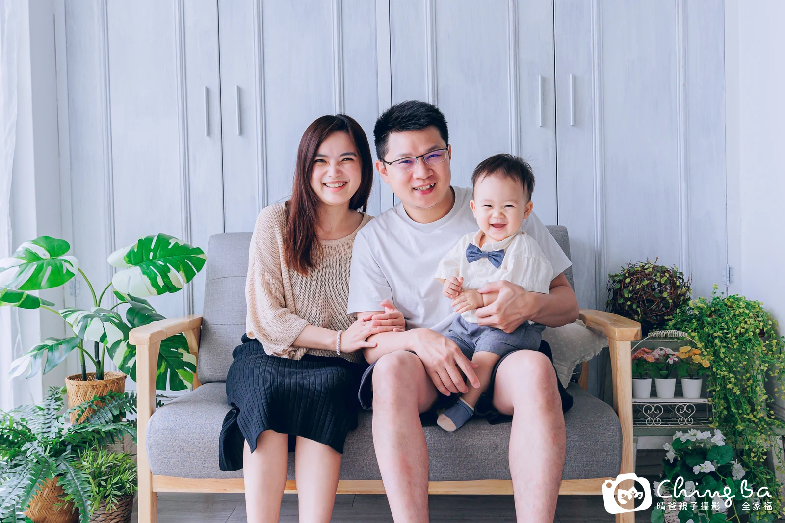 宥宥 1 歲寶貝 台中小家庭抓周紀念照｜晴爸親子攝影