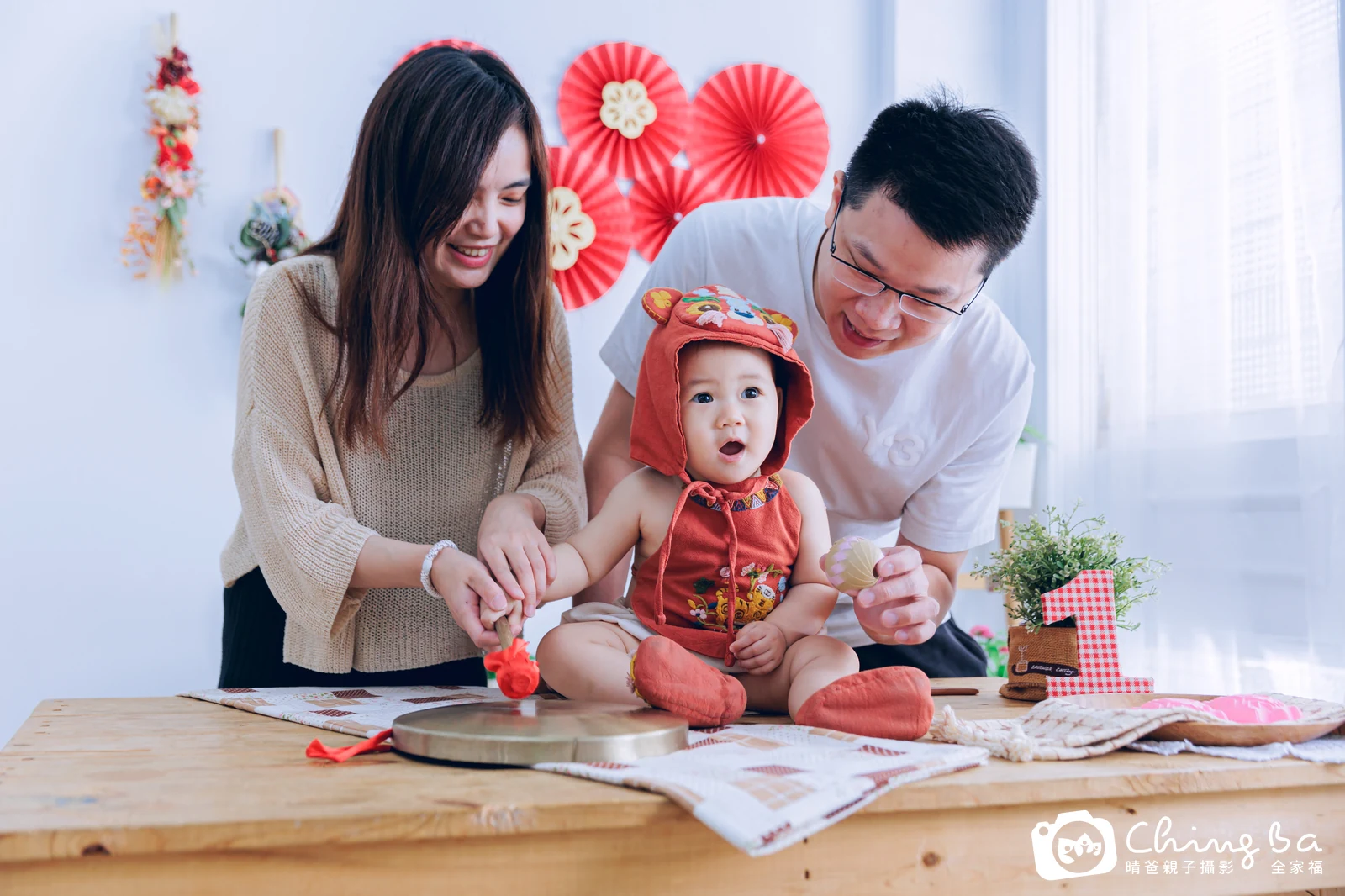 宥宥的抓周時光——晴爸親子攝影