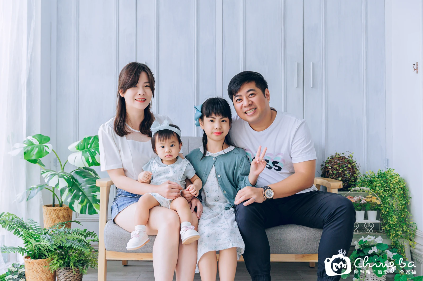 糖糖 1 歲寶貝 台中小家庭抓周紀念照｜晴爸親子攝影