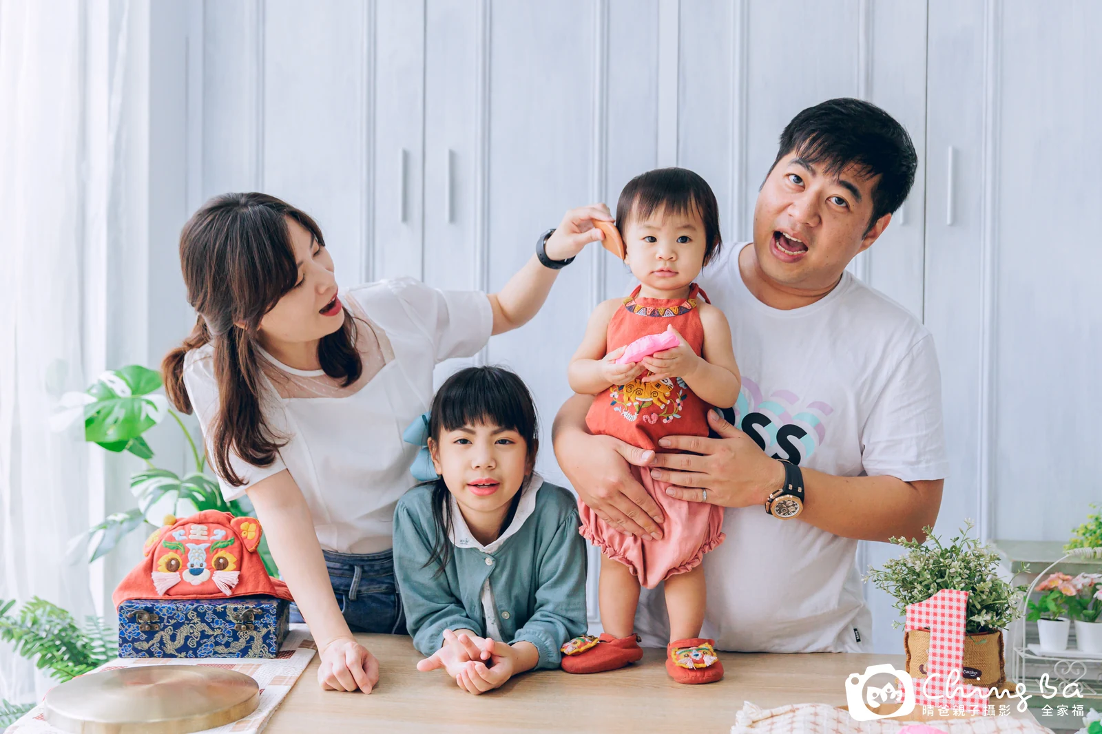 糖糖的抓周時光——晴爸親子攝影