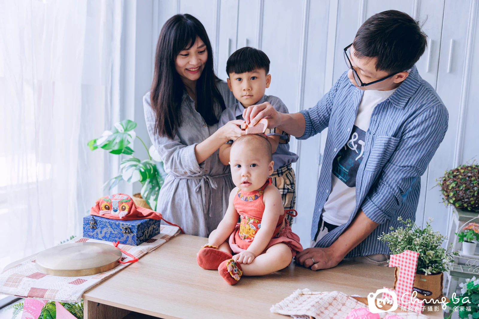 小花的抓周時光——晴爸親子攝影