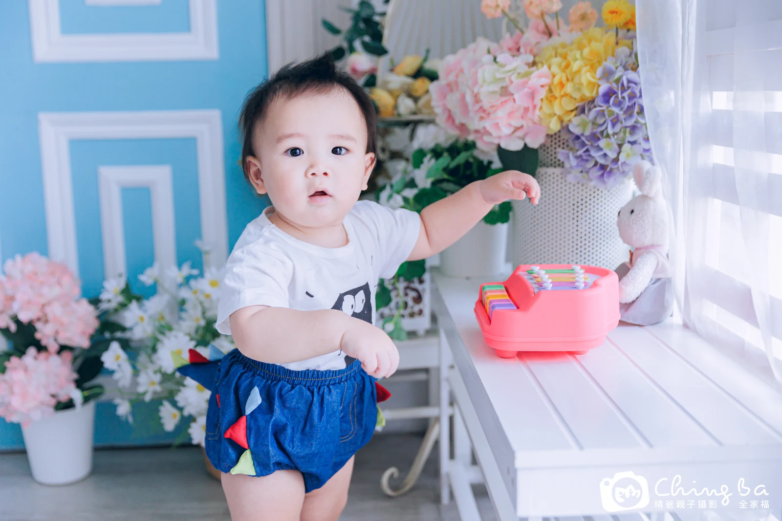 芭樂籽的抓周時光——晴爸親子攝影