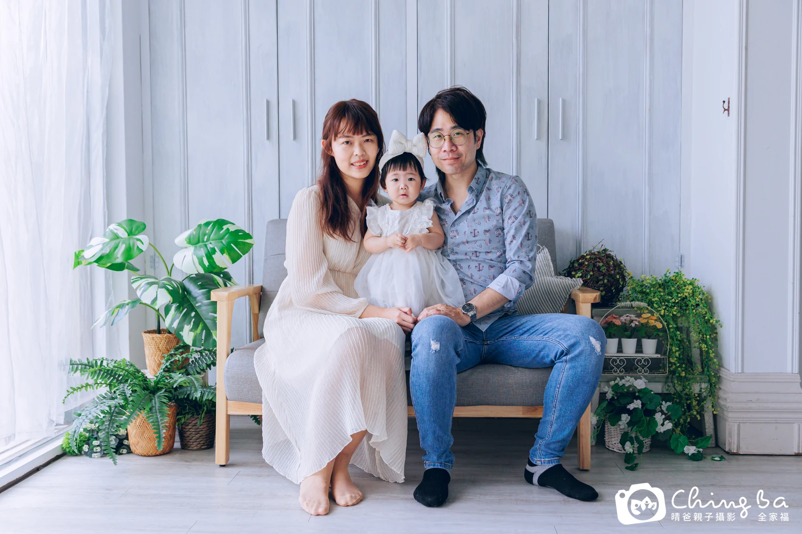 崴崴 1 歲寶貝 台中小家庭抓周紀念照｜晴爸親子攝影