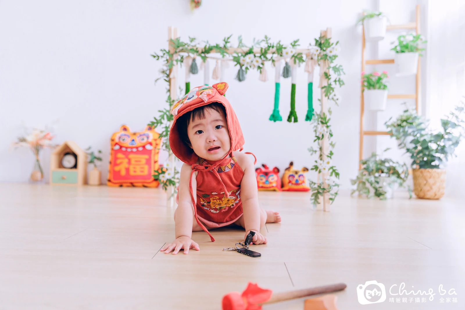 崴崴的抓周時光——晴爸親子攝影