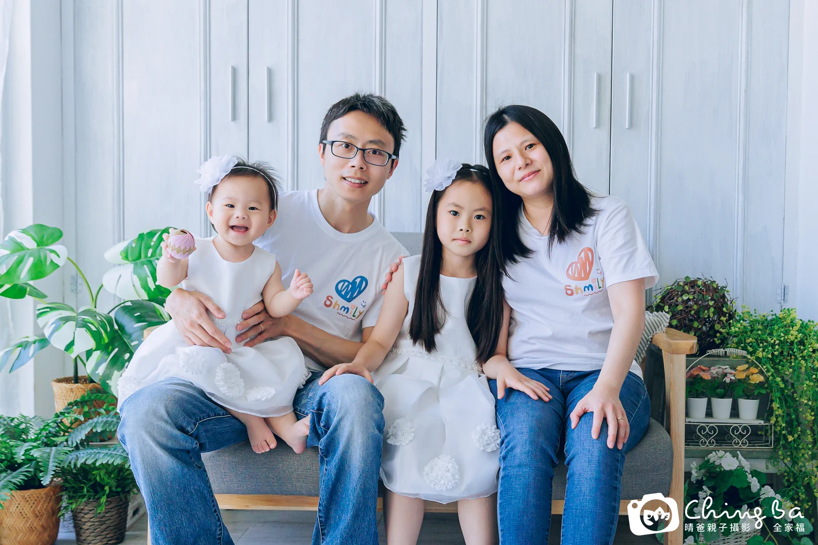 妹妹 1 歲寶貝 台中小家庭抓周紀念照｜晴爸親子攝影