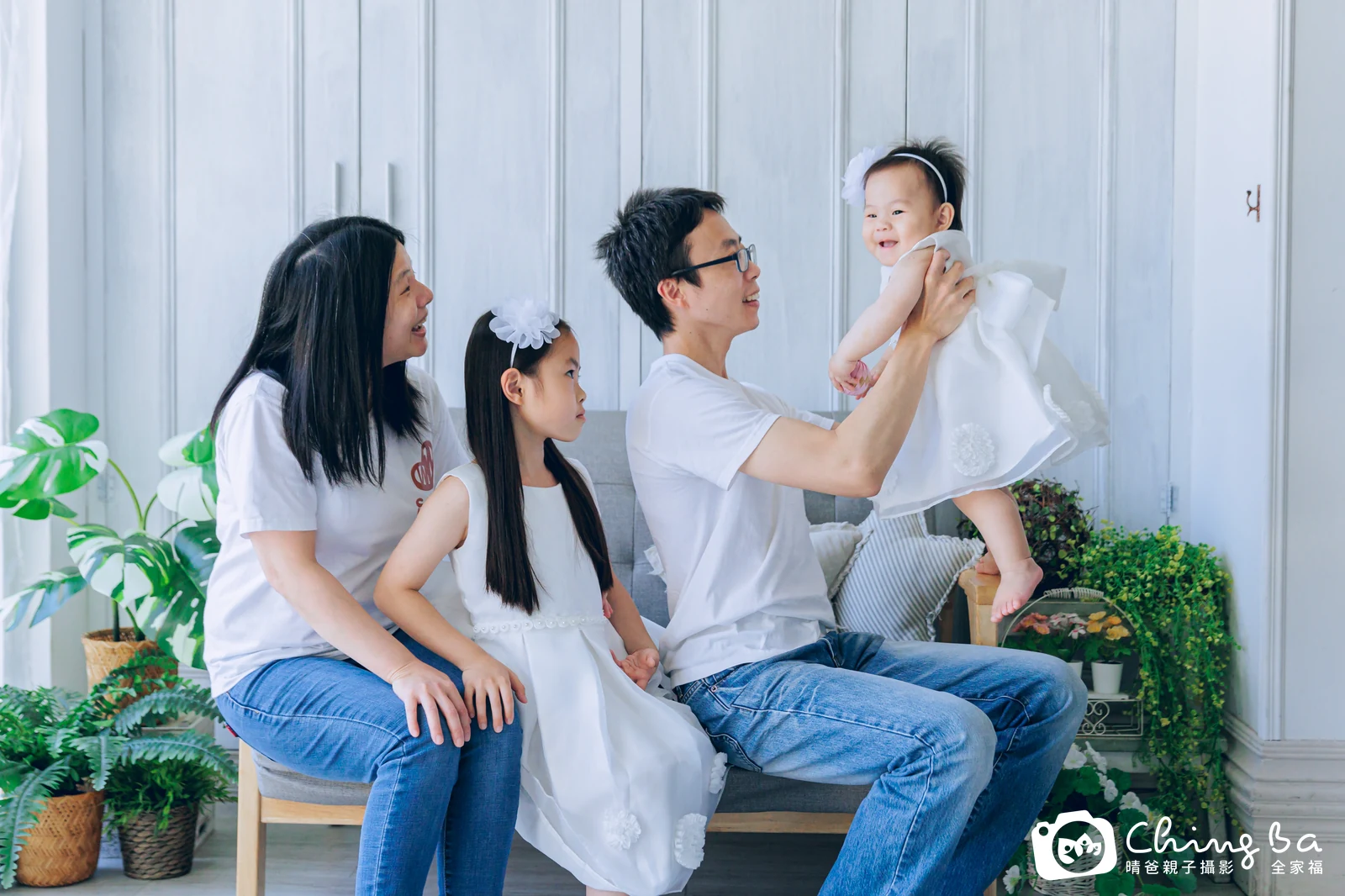 妹妹的台中小家庭抓周拍攝現場