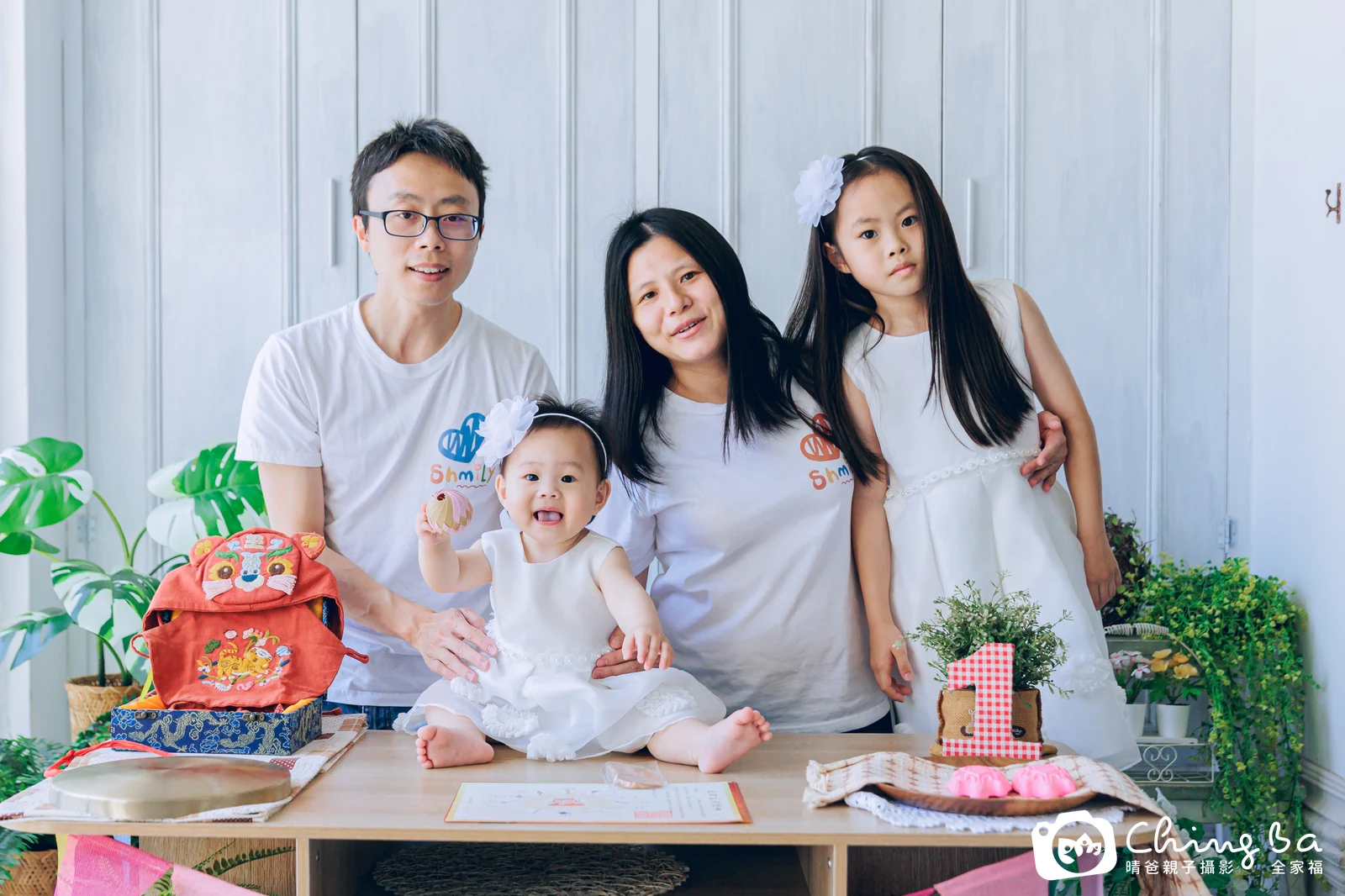 妹妹在台中拍小家庭抓周的珍貴一刻