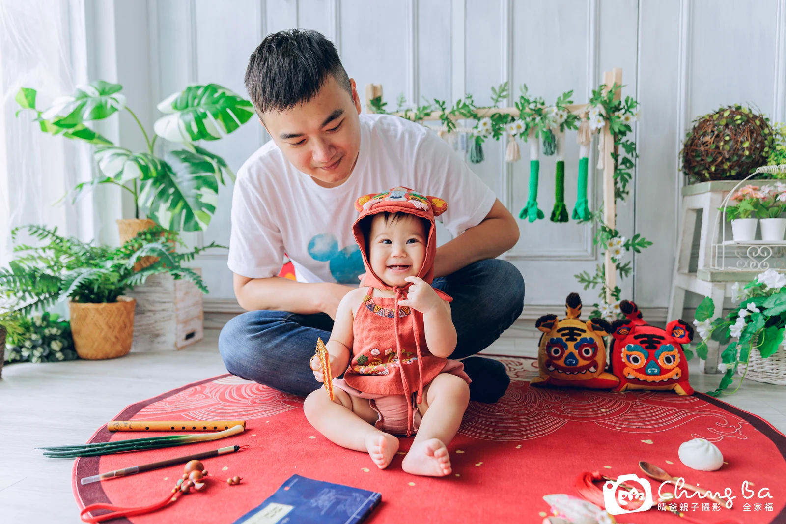 奷奷的抓周時光——晴爸親子攝影