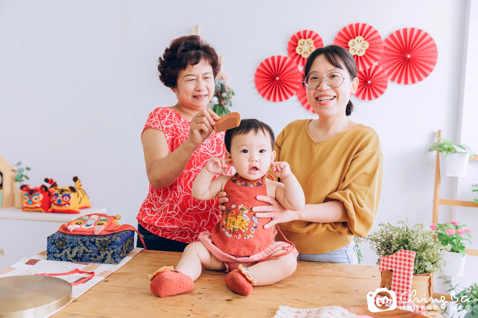 芯芯的抓周時光——晴爸親子攝影
