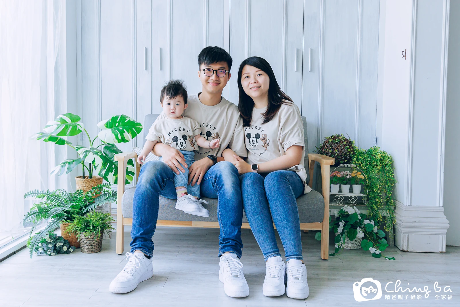 妞妞 11 個月寶貝 台中小家庭抓周紀念照｜晴爸親子攝影