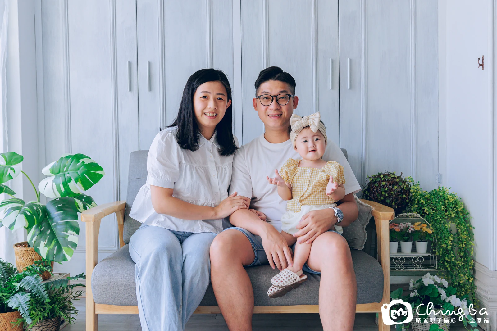 HUHU 11 個月寶貝 台中小家庭抓周紀念照｜晴爸親子攝影