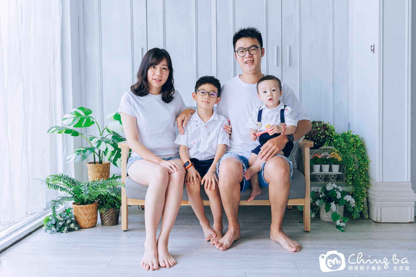 樂樂的台中小家庭抓周拍攝現場
