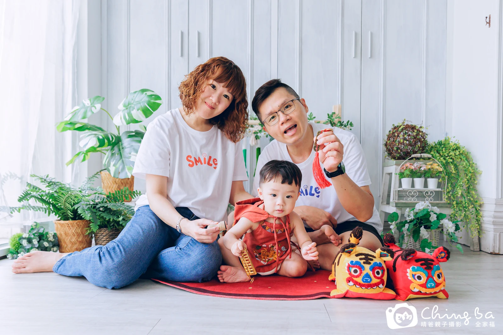 諺在台中拍小家庭抓周的珍貴一刻
