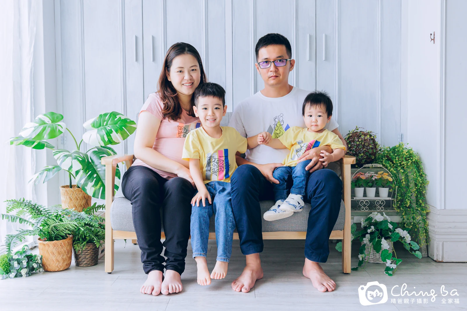 陞 1 歲 1 個月寶貝 台中小家庭抓周紀念照｜晴爸親子攝影