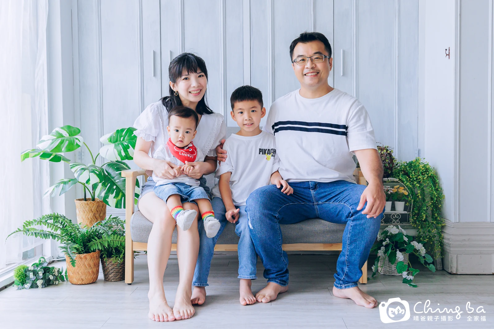 布布的台中小家庭抓周拍攝現場