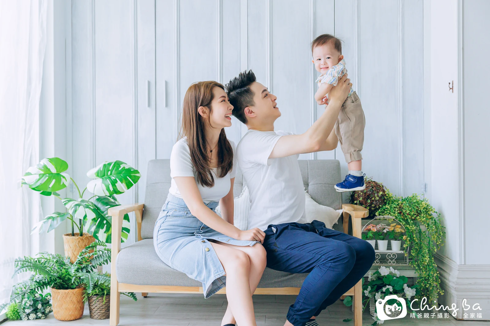 駿 1 歲寶貝 台中小家庭抓周紀念照｜晴爸親子攝影