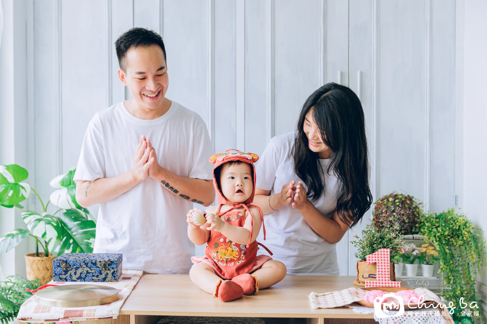 圓圓的抓周時光——晴爸親子攝影
