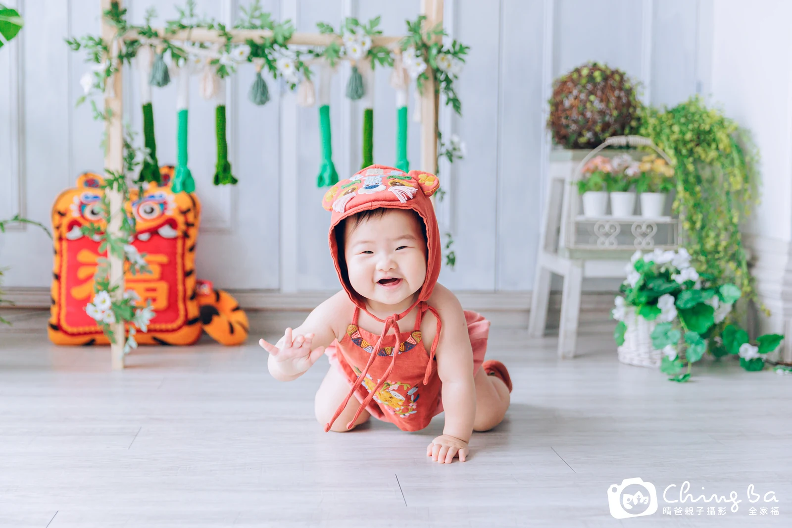 圓圓的抓周時光——晴爸親子攝影