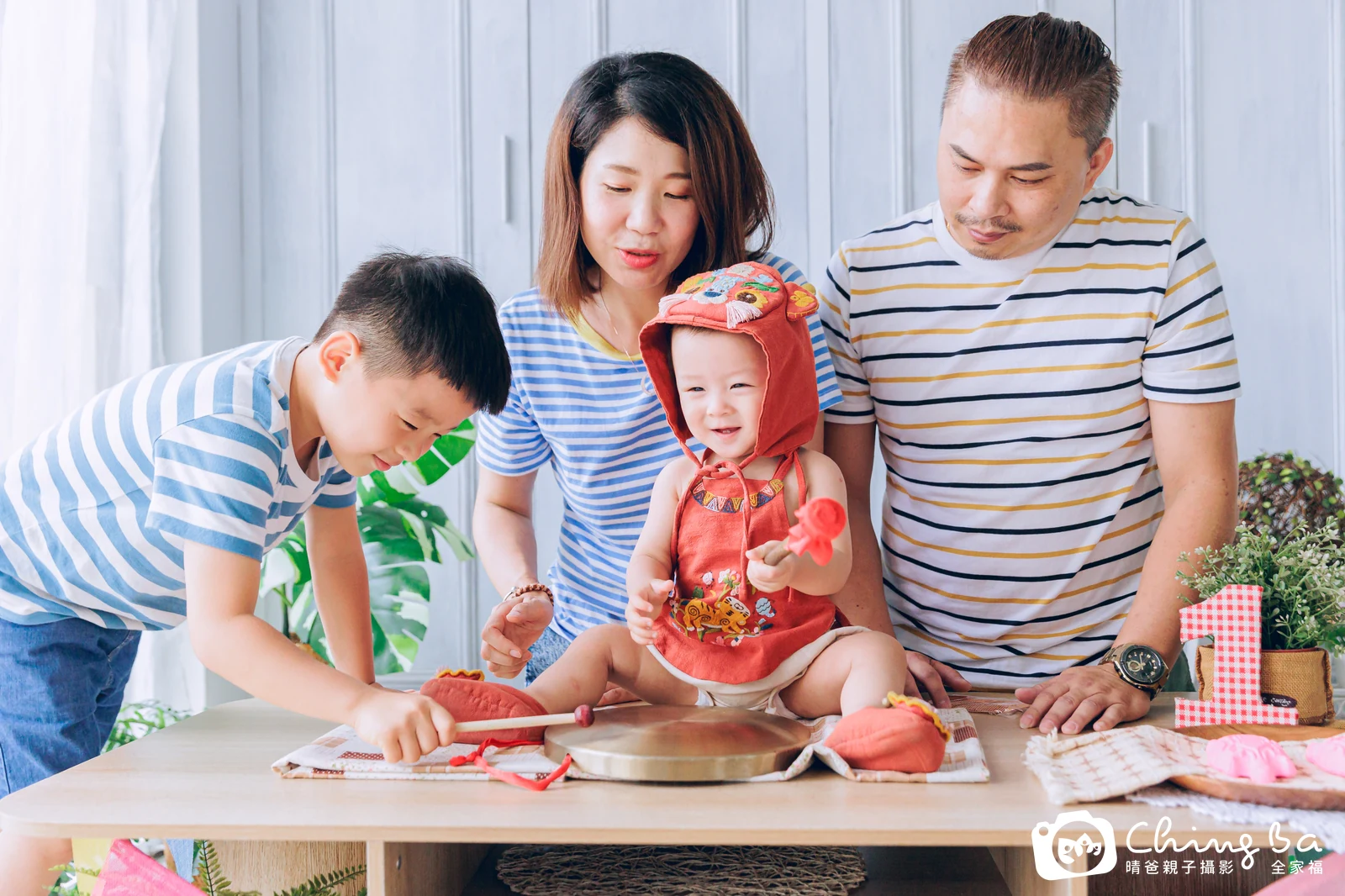 二嘟的抓周時光——晴爸親子攝影