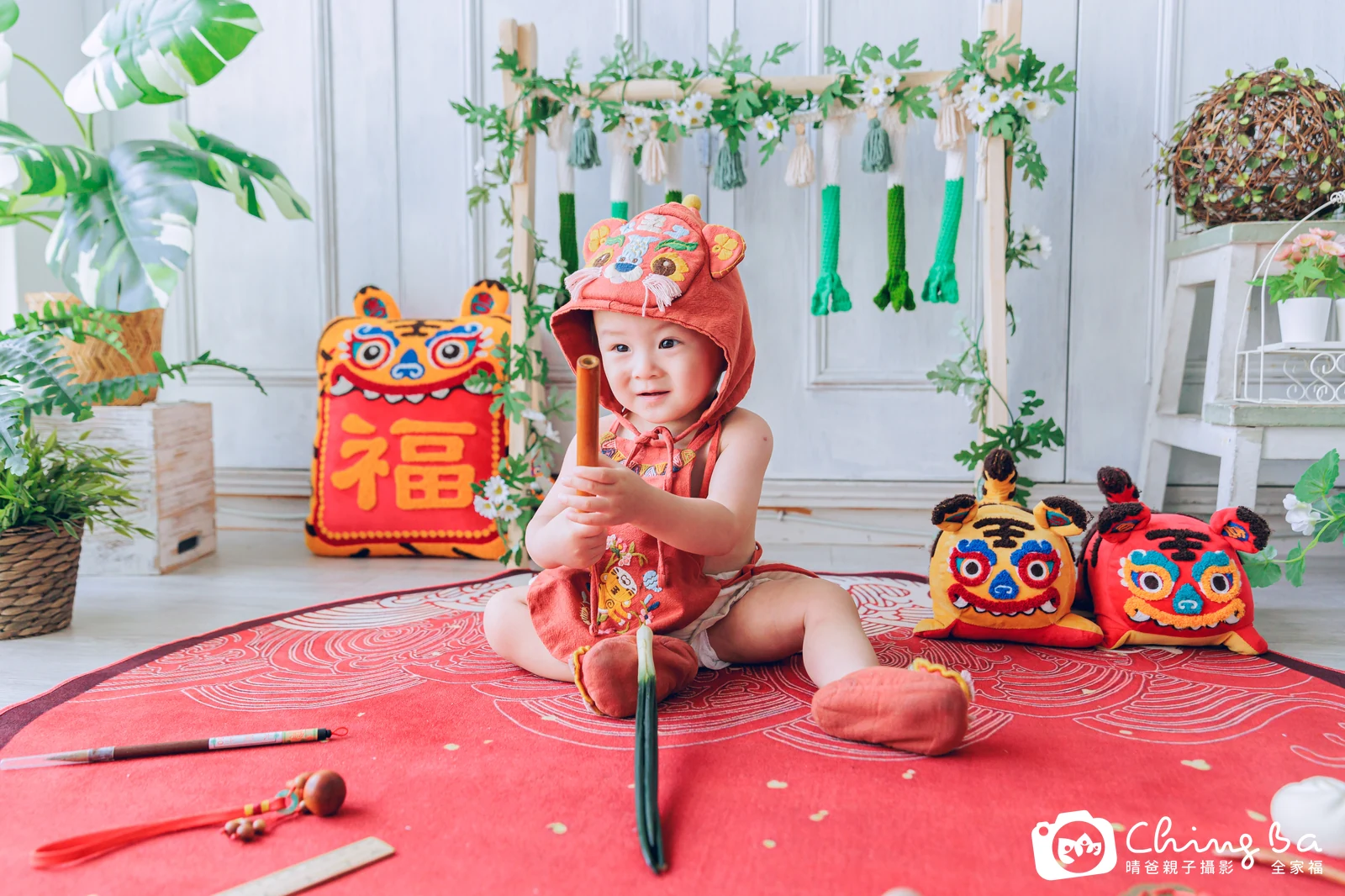 二嘟的抓周時光——晴爸親子攝影