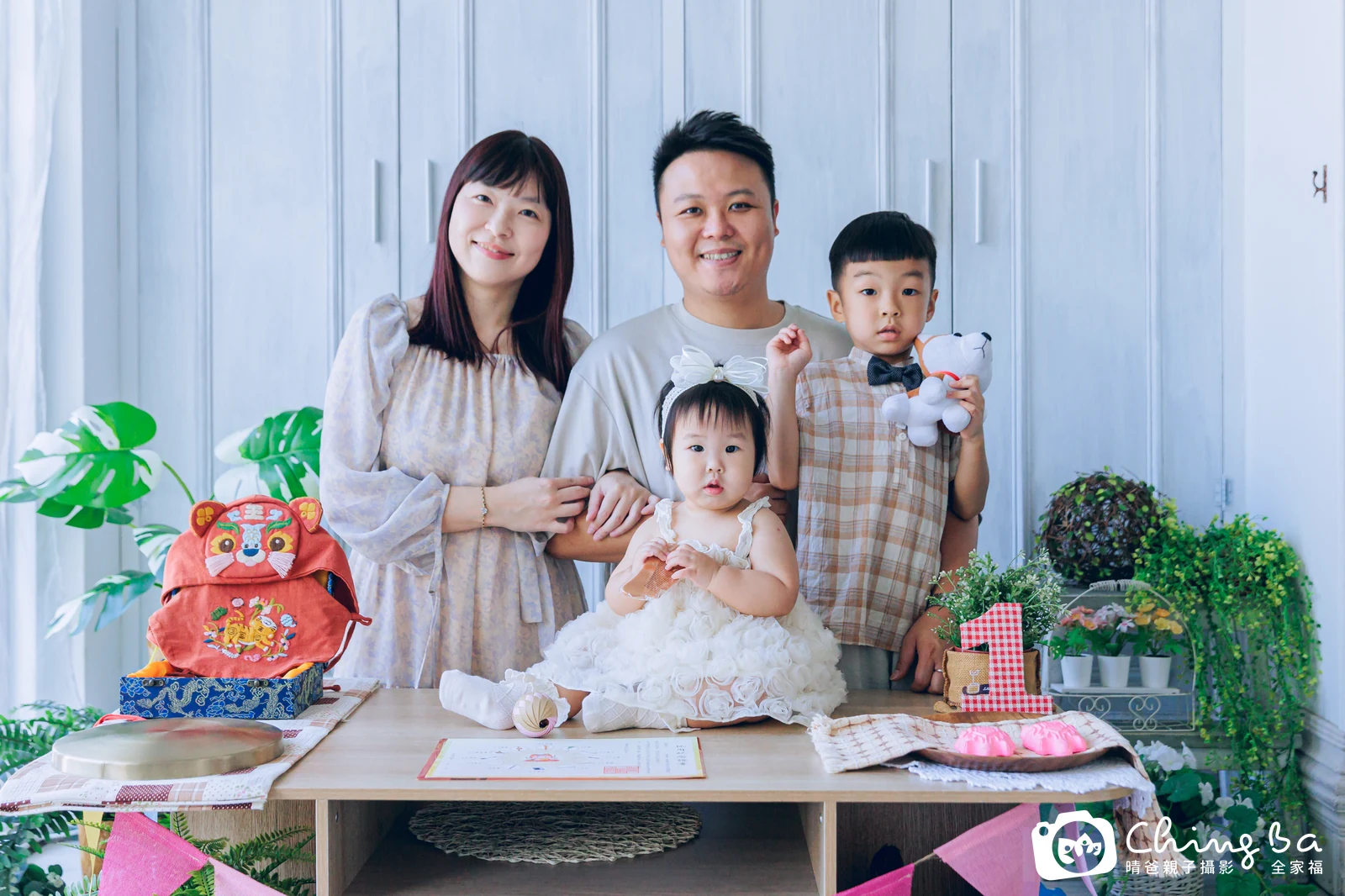 溦溦的抓周時光——晴爸親子攝影