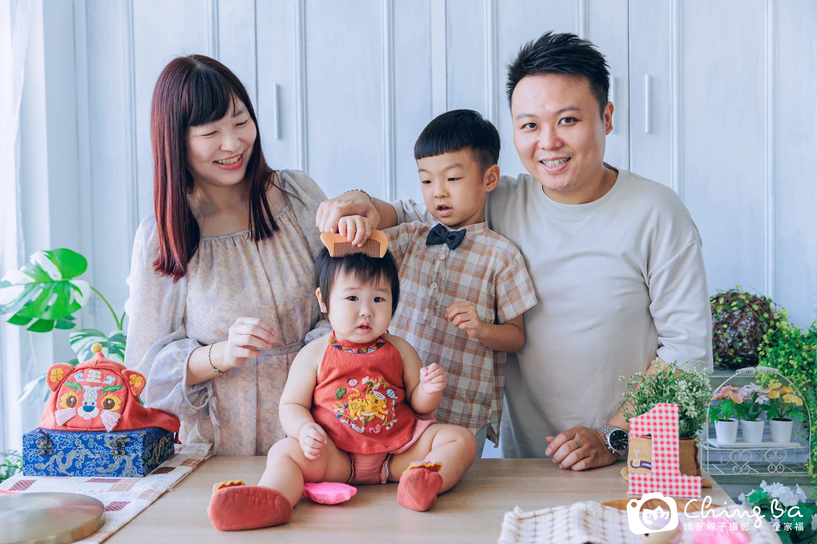 溦溦的抓周時光——晴爸親子攝影