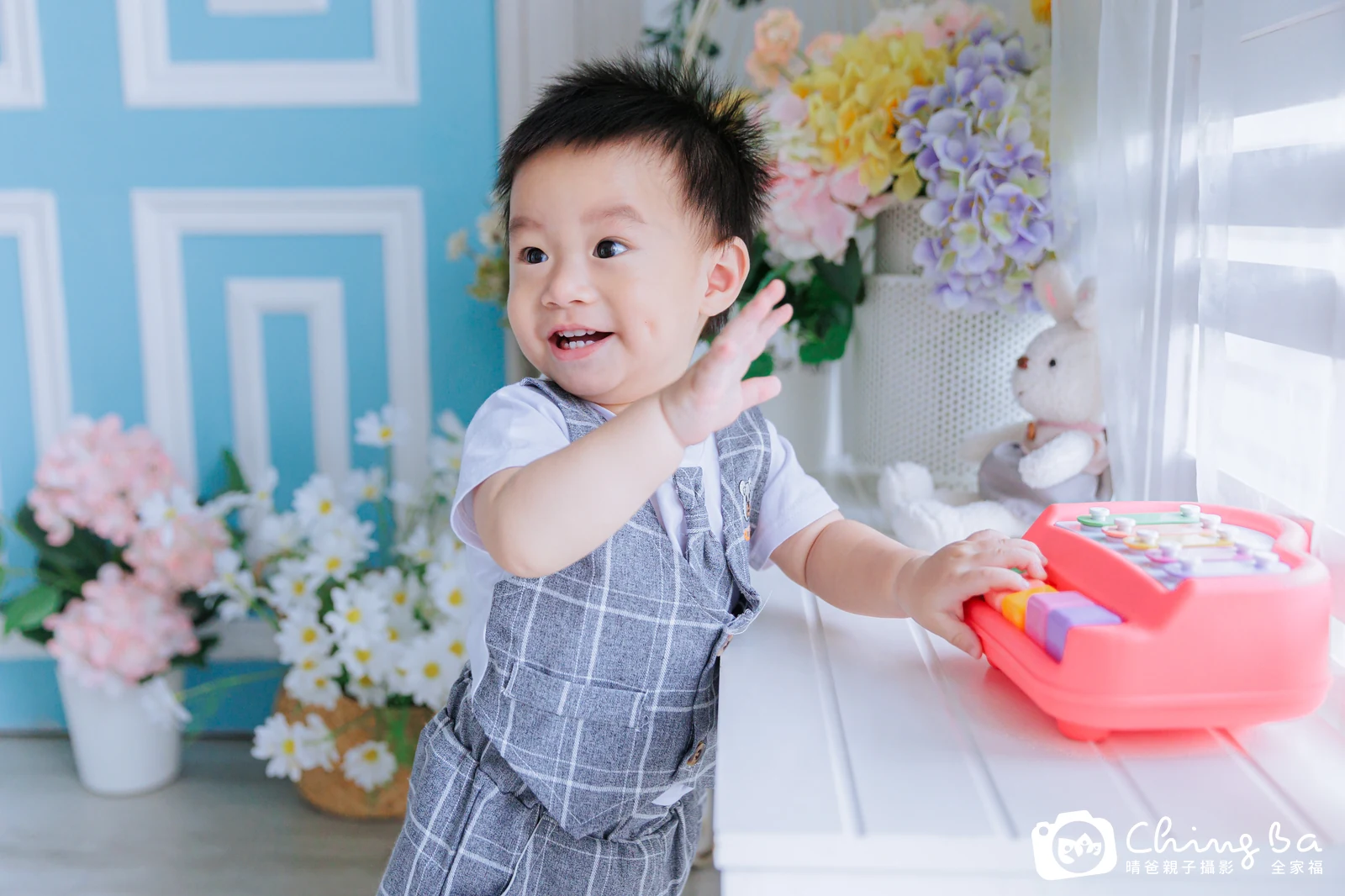 睿睿的抓周時光——晴爸親子攝影