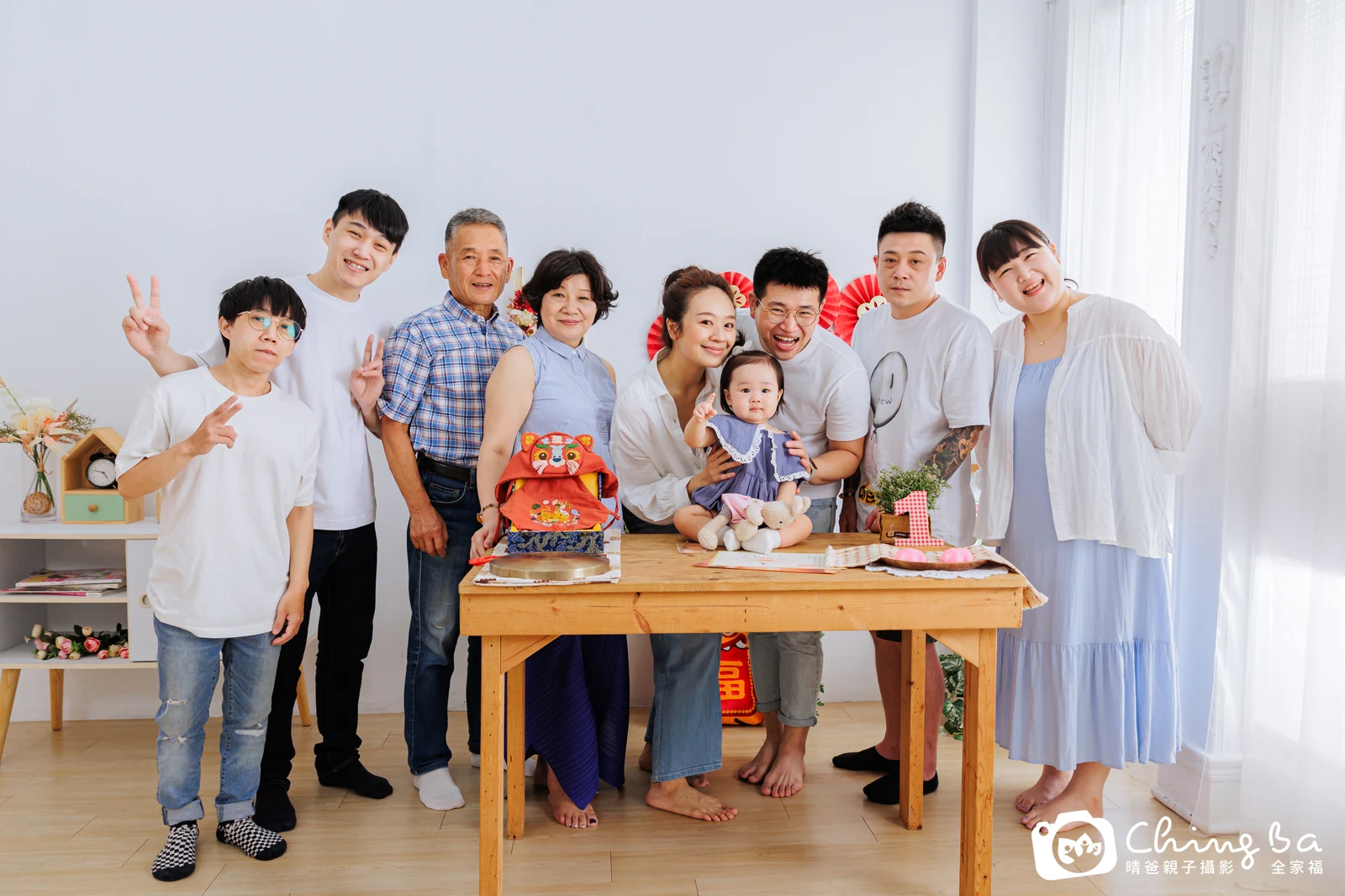 沐沐的抓周時光——晴爸親子攝影