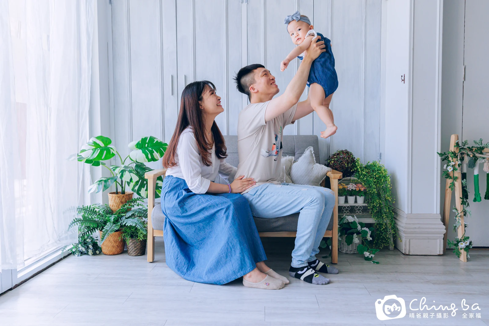 諄諄 約 1 歲寶貝 台中小家庭抓周紀念照｜晴爸親子攝影