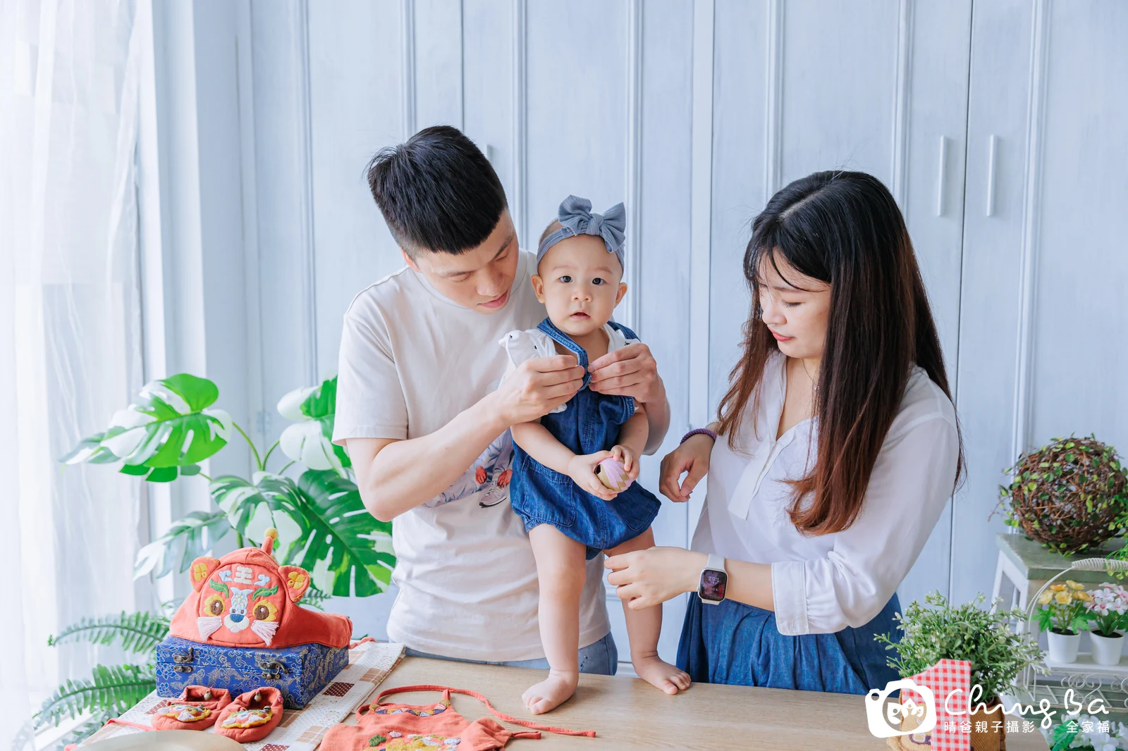 諄諄的抓周時光——晴爸親子攝影