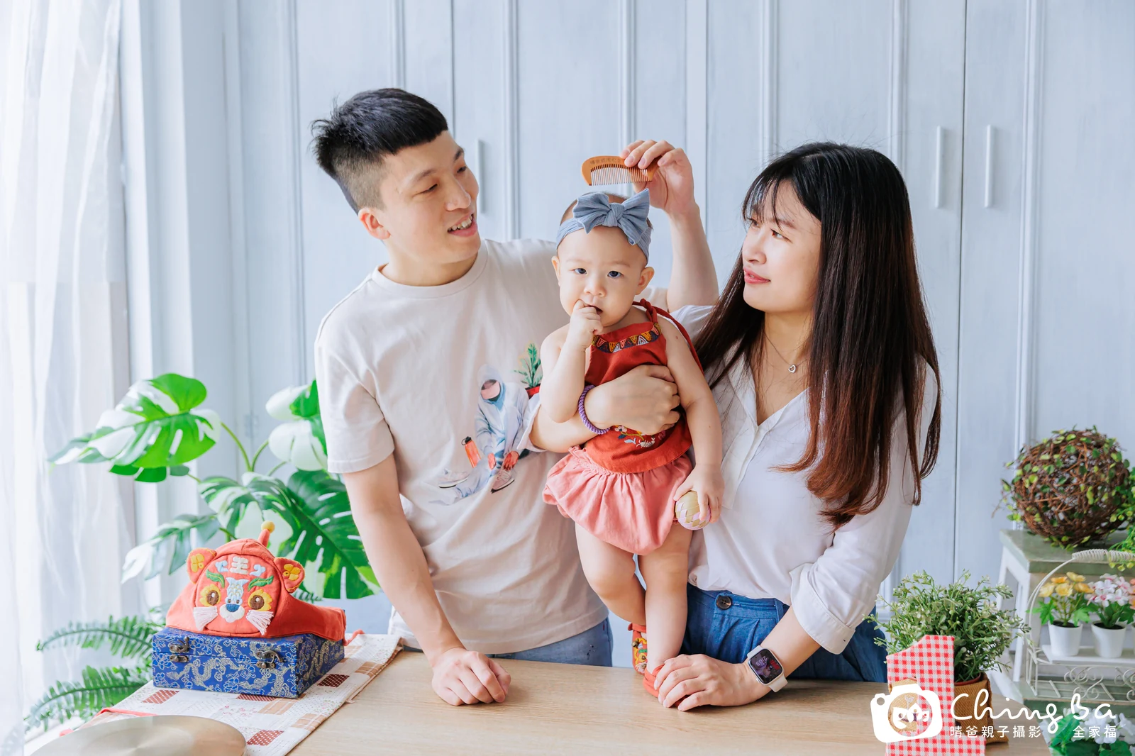 諄諄的抓周時光——晴爸親子攝影